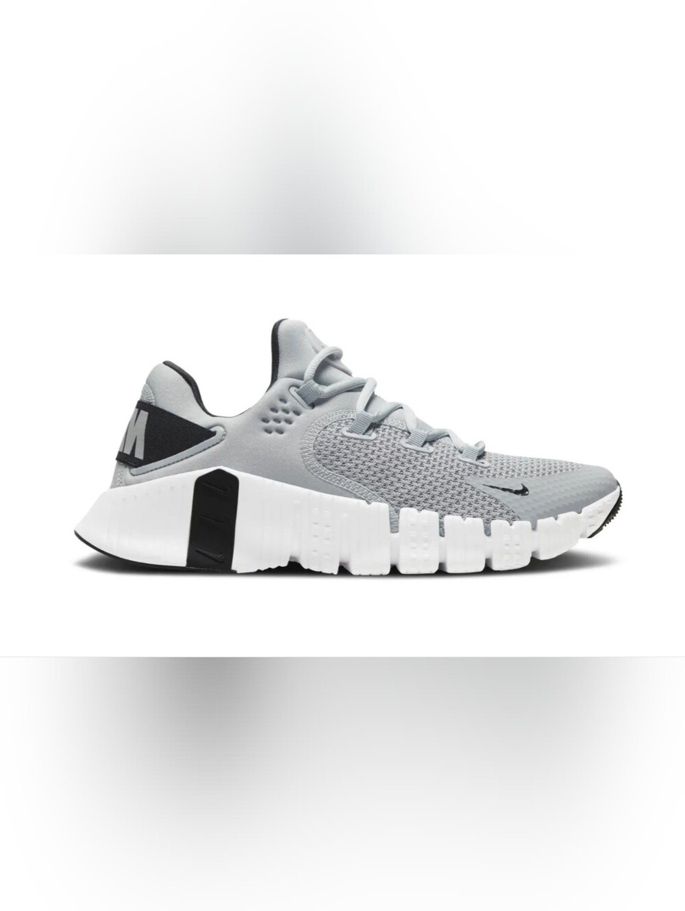 Nike Free Metcon 5 CT3886-001 Wolf Gray Black White Men's Size 14